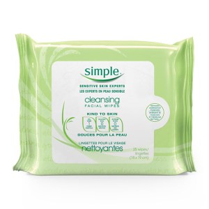 simple cleansing wipes
